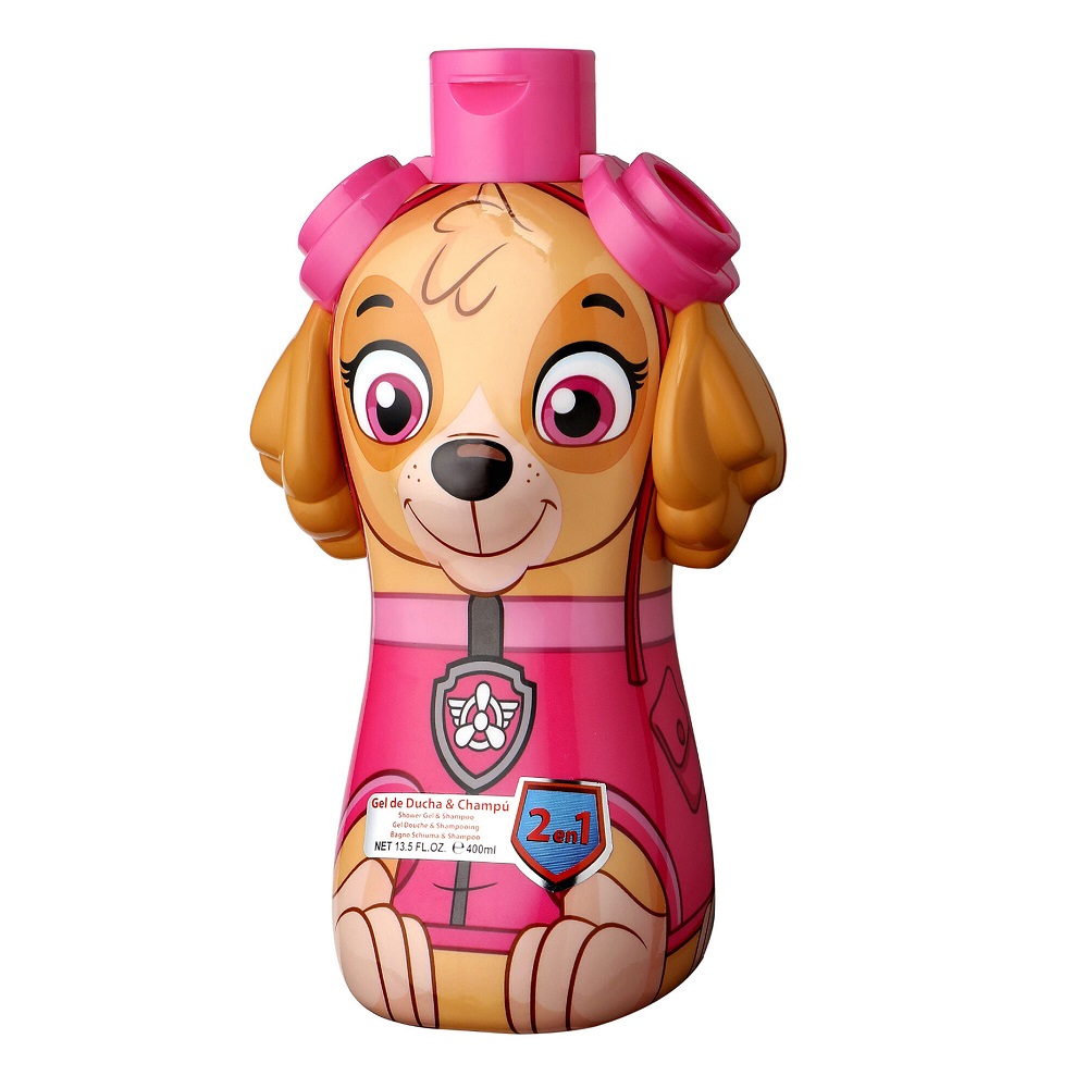 Paw Patrol 2in1 Shower Gel & Shampoo 2D żel pod prysznic i szampon dla dzieci Skye 400ml