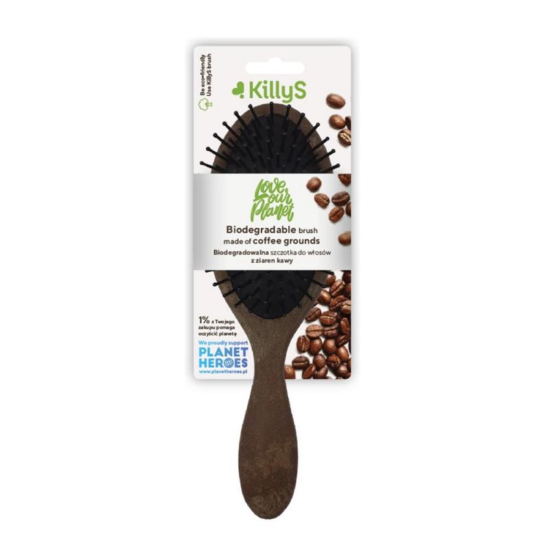 Biodegradable Brush biodegradowalna szczotka do włosów z ziaren kawy
