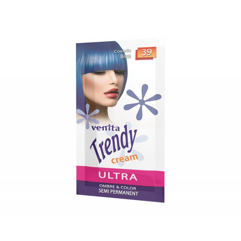 Trendy Cream Ultra krem do koloryzacji włosów 39 Cosmic Blue 35ml