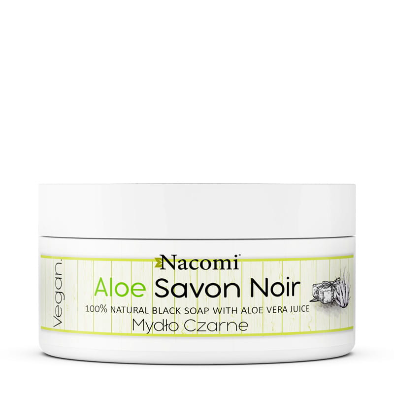 Aloe Savon Noir aloesowe czarne mydło z sokiem z aloesu 125g