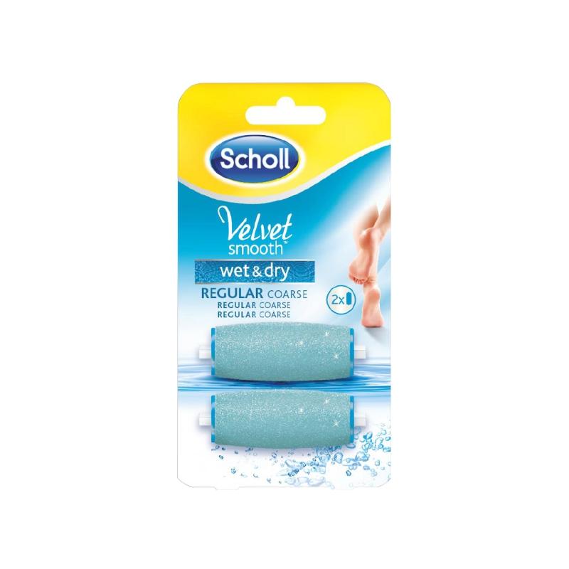 Scholl pilnik do stóp elektryczny Velvet Smooth 2 rolki silnie ścierające Scholl pilnik do stóp elektryczny Velvet Smooth 2 rolki silnie ścierające