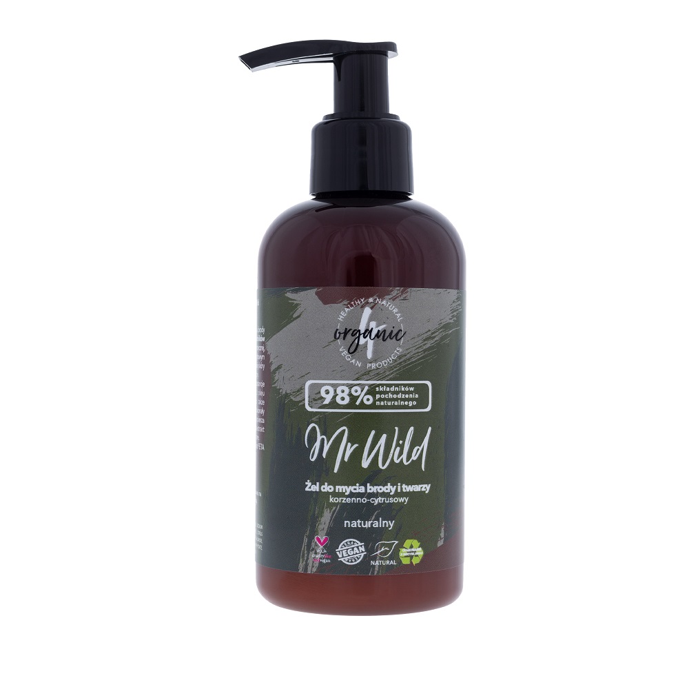 Mr Wild żel do mycia brody i twarzy korzenno-cytrusowy 200ml