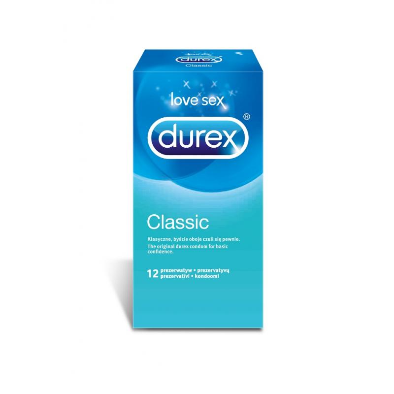 Durex prezerwatywy Classic klasyczne 12 szt Durex prezerwatywy Classic klasyczne 12 szt