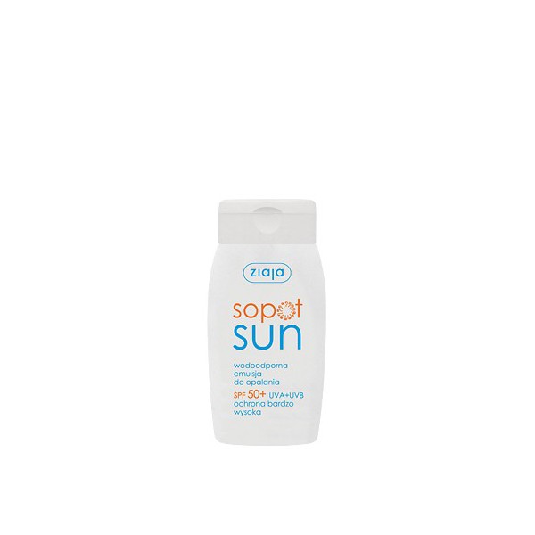 Sopot Sun emulsja wodoodporna do opalania SPF50+ 125ml