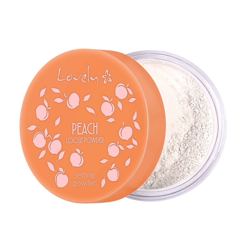 Lovely Peach Setting Powder puder utrwalająco-matujący