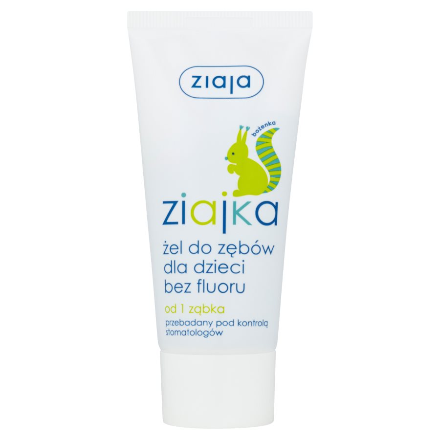 Ziajka żel do zębów dla dzieci bez fluoru 50ml