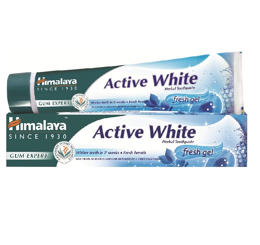 Active White Herbal Toothpaste pasta-żel wybielający do mycia zębów 75ml