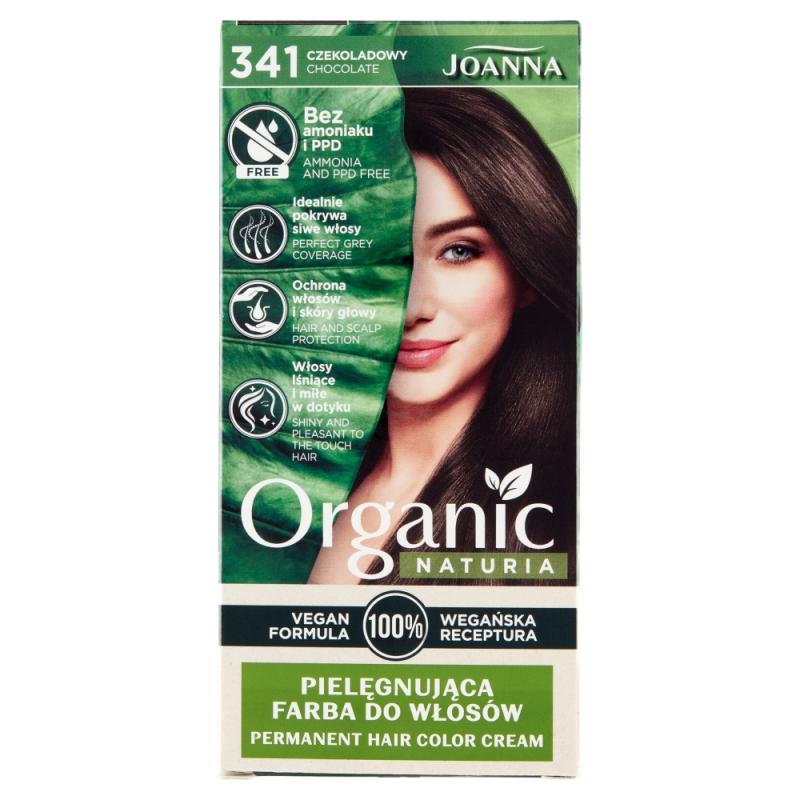 Naturia Organic pielęgnująca farba do włosów 341 Czekoladowy