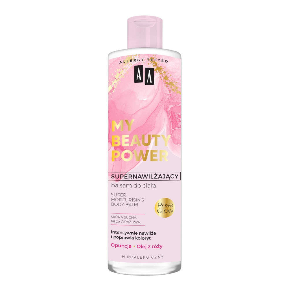 My Beauty Power supernawilżający balsam do ciała Opuncja + Rose Glow 400ml