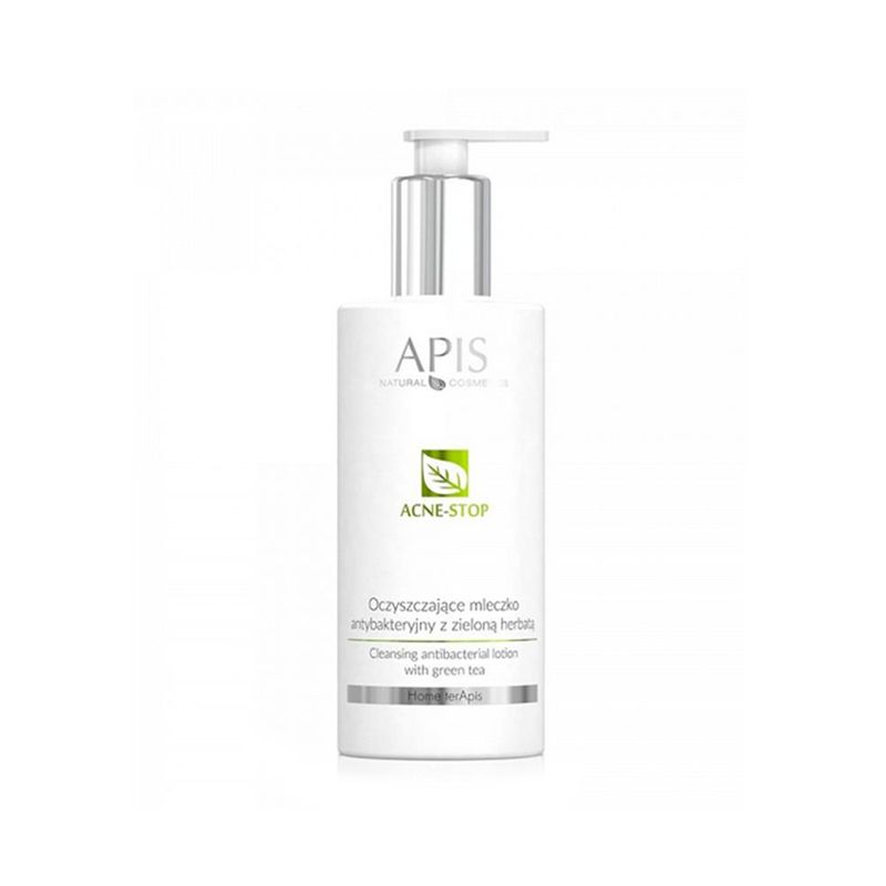 Acne-Stop Cleansing Antibacterial Lotion oczyszczające mleczko antybakteryjne z zieloną herbatą 300ml