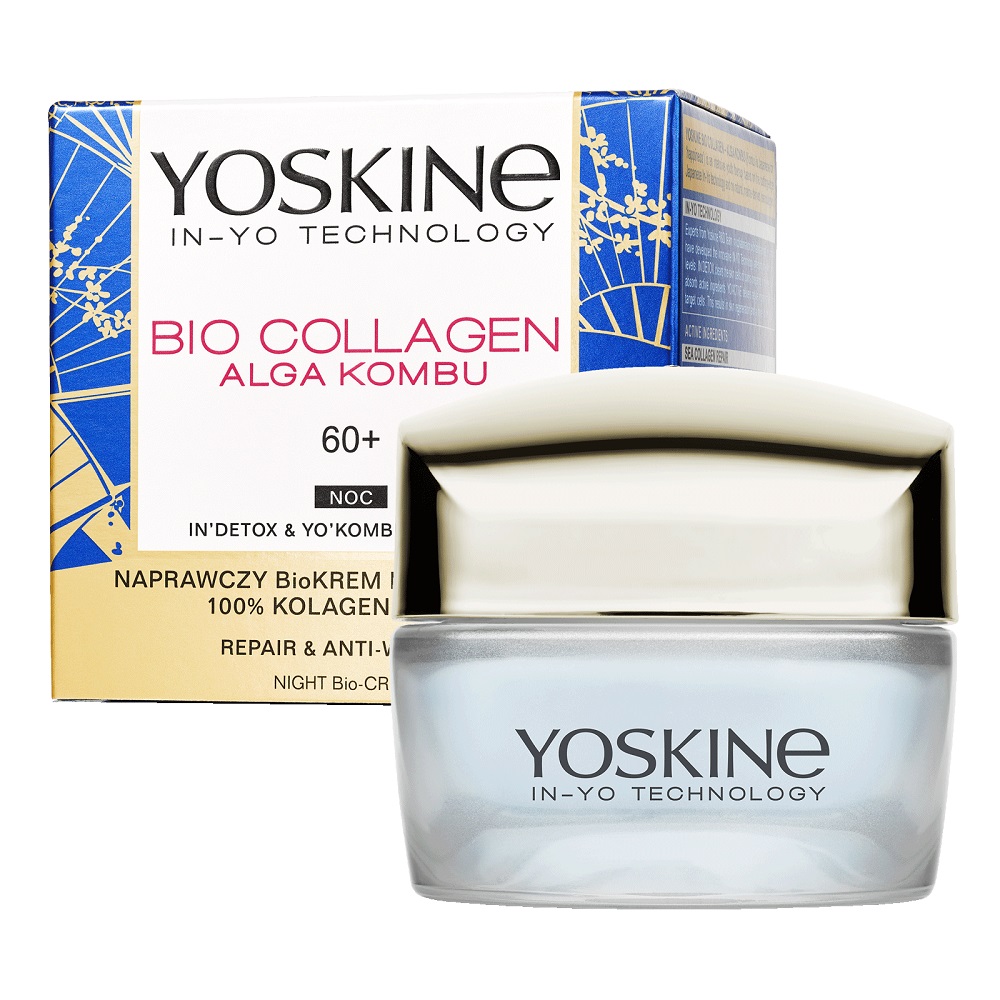 Bio Collagen Alga Kombu 60+ naprawczy bio-krem na zmarszczki na noc 50ml