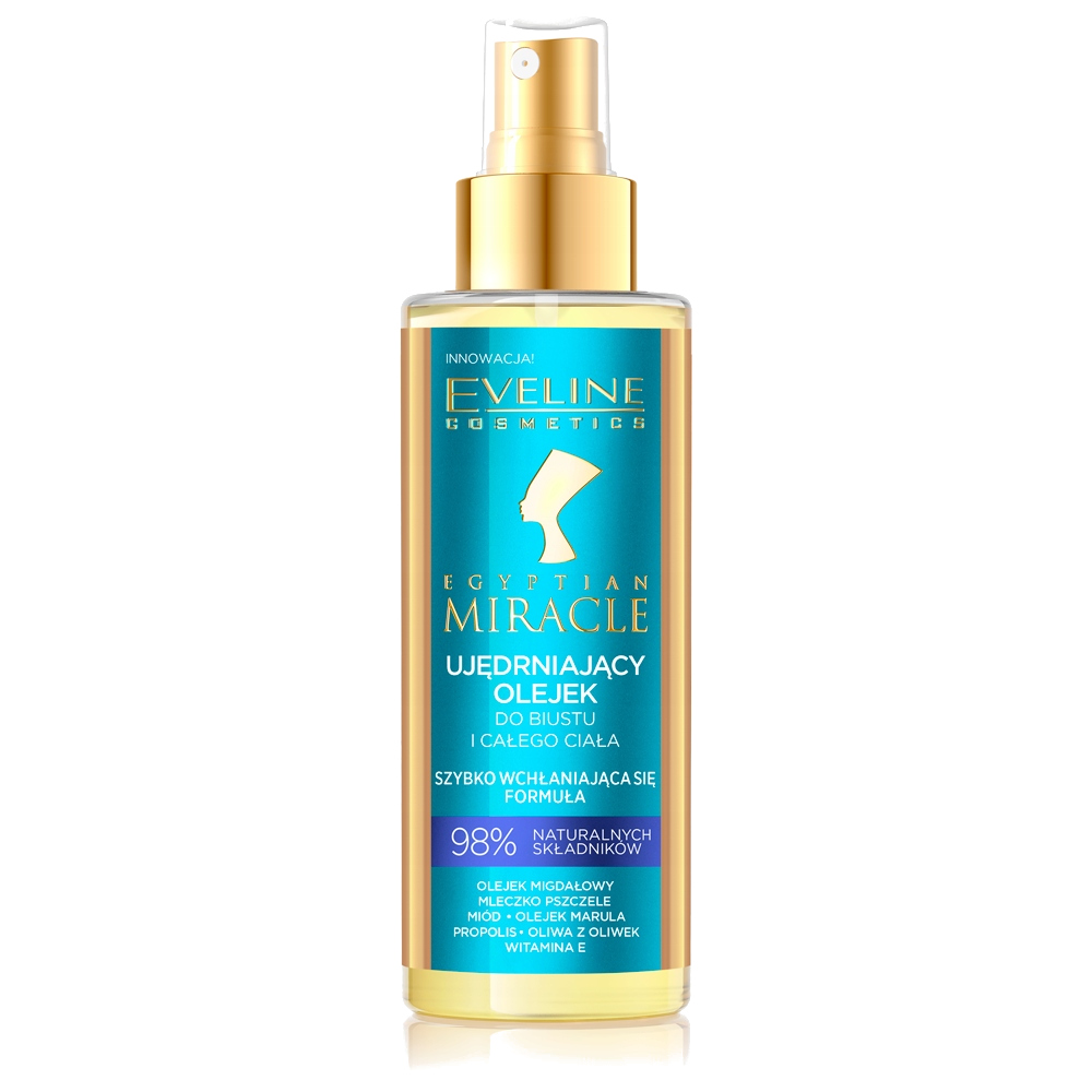 Eveline Cosmetics Egyptian Miracle ujędrniający olejek do ciała i biustu 150 ml