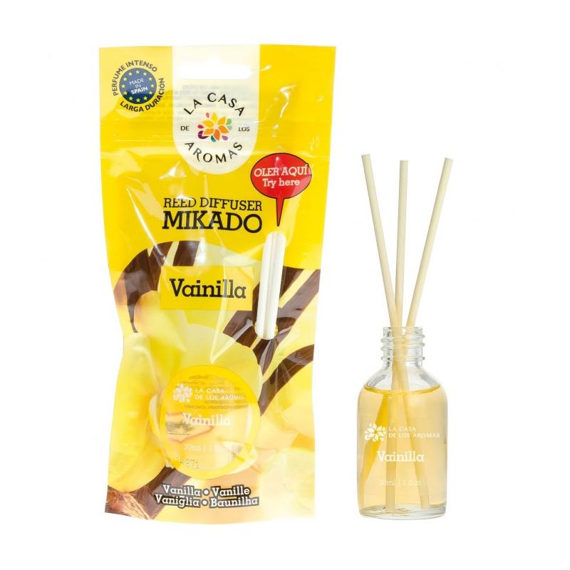 Olejek aromatyczny z patyczkami Wanilia 30ml Olejek aromatyczny z patyczkami Wanilia 30ml