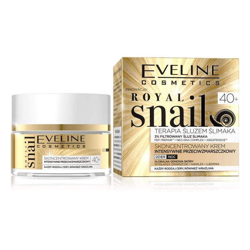 Royal Snail 40+ terapia śluzem ślimaka skoncentrowany krem intensywnie przeciwzmarszczkowy na dzień i na noc 50ml Royal Snail 40+ terapia śluzem ślimaka skoncentrowany krem intensywnie przeciwzmarszczkowy na dzień i na noc 50ml