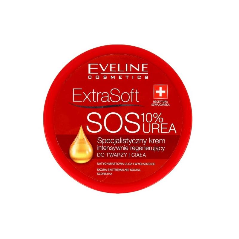 Extra Soft SOS specjalistyczny krem intensywnie nawilżający do twarzy i ciała 10% Urea 175ml Extra Soft SOS specjalistyczny krem intensywnie nawilżający do twarzy i ciała 10% Urea 175ml