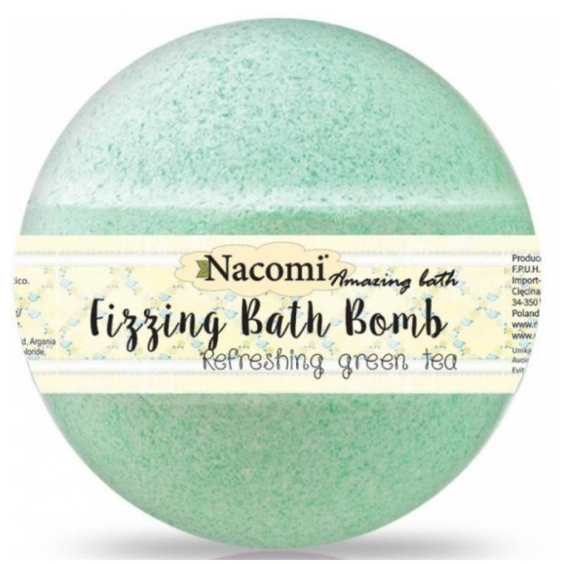 Fizzing Bath Bomb kula do kąpieli Refreshing Green Tea 130g Fizzing Bath Bomb kula do kąpieli Refreshing Green Tea 130g