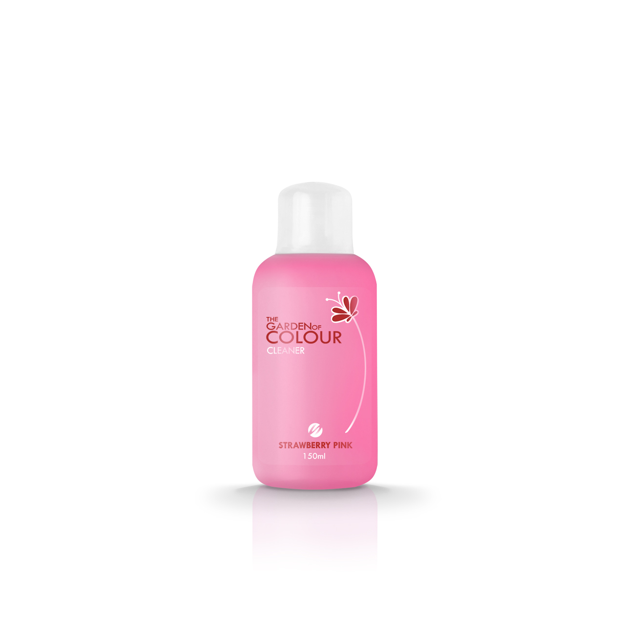 The Garden of Colour Cleaner płyn do odtłuszczania płytki paznokcia Strawberry Pink 150ml