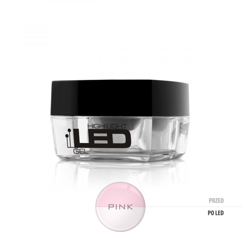 High Light Led Gel średniogęsty jednofazowy żel do paznokci Pink 15g High Light Led Gel średniogęsty jednofazowy żel do paznokci Pink 15g