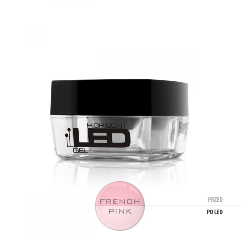High Light Led Gel średniogęsty jednofazowy żel do paznokci French Pink 30g High Light Led Gel średniogęsty jednofazowy żel do paznokci French Pink 30g