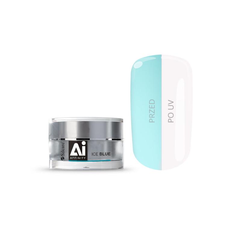 Gel Affinity średniogęsty jednofazowy żel do paznokci Ice Blue 15g Gel Affinity średniogęsty jednofazowy żel do paznokci Ice Blue 15g