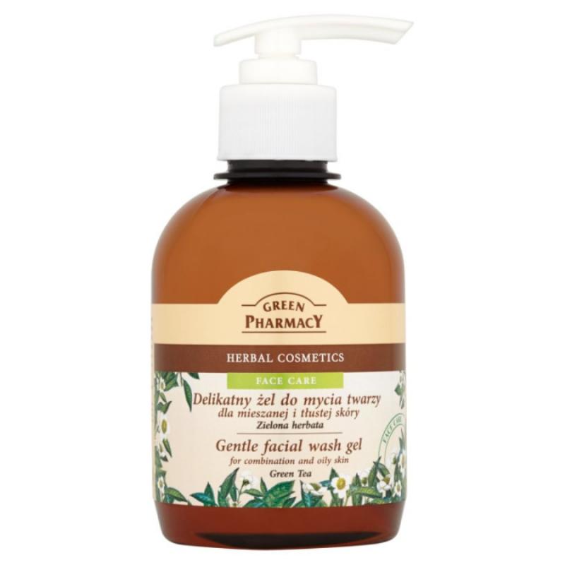 Gentle facial Wash Gel żel do mycia twarzy dla mieszanej i tłustej skóry Zielona Herbata 270ml Gentle facial Wash Gel żel do mycia twarzy dla mieszanej i tłustej skóry Zielona Herbata 270ml