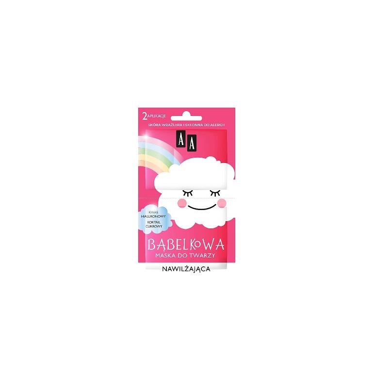 Bąbelkowa maska do twarzy nawilżająca 2x4g Bąbelkowa maska do twarzy nawilżająca 2x4g