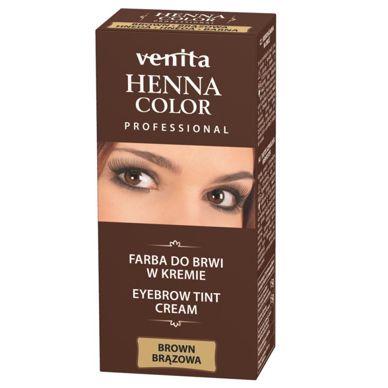 Professional Henna Color farba do brwi w kremie Brąz Professional Henna Color farba do brwi w kremie Brąz