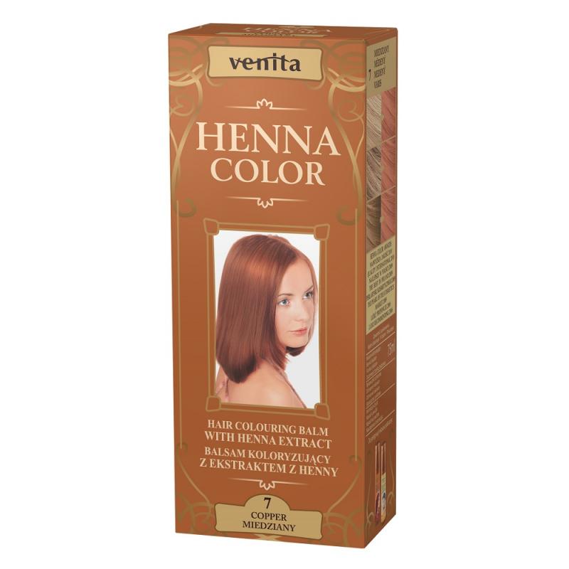Henna Color balsam koloryzujący z ekstraktem z henny 7 Miedziany 75ml