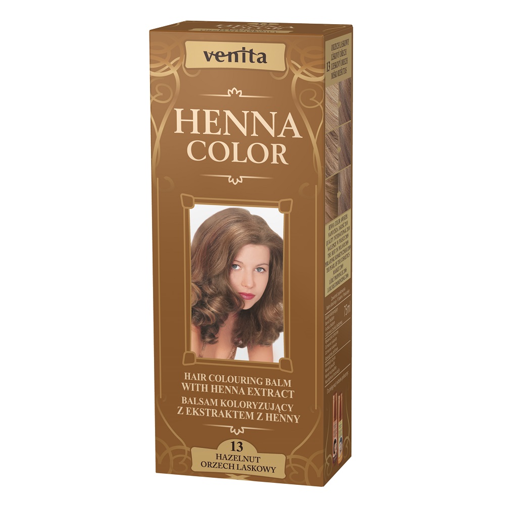 Henna Color balsam koloryzujący z ekstraktem z henny 13 Orzech Laskowy 75ml