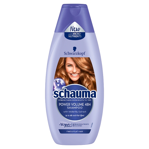 Schwarzkopf Schauma Power Volume szampon na objętość do włosów cienkich i delikatnych 400 ml