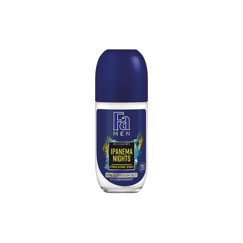 Men Brazilian Vibes Ipanema Nights Roll-On Deodorant dezodorant w kulce dla mężczyzn 150ml Men Brazilian Vibes Ipanema Nights Roll-On Deodorant dezodorant w kulce dla mężczyzn 150ml