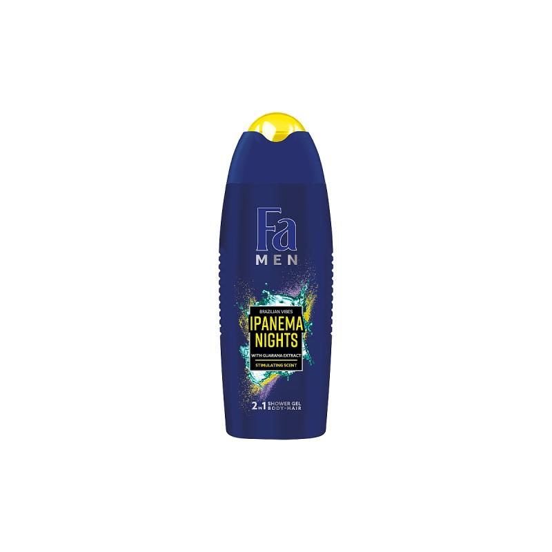 Men Brazilian Vibes Ipanema Nights Shower Gel żel pod prysznic do mycia ciała i włosów dla mężczyzn 400ml Men Brazilian Vibes Ipanema Nights Shower Gel żel pod prysznic do mycia ciała i włosów dla mężczyzn 400ml