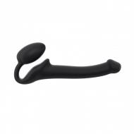 Strap-on-me Silicone bendable strap-on Black S