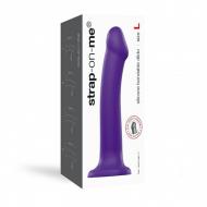 Silicone Bendable Dildo Double Density Purple L