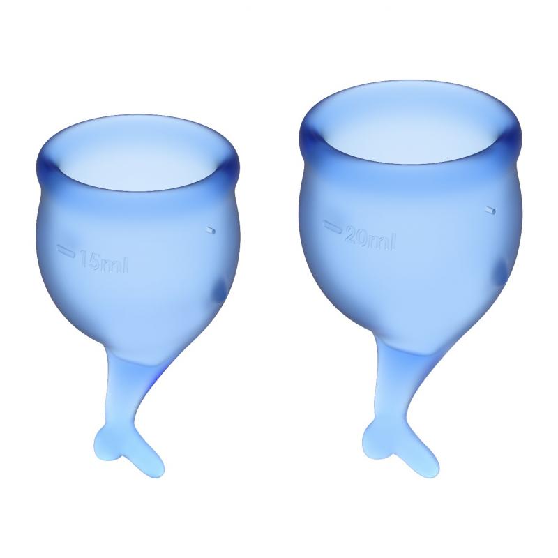 Feel Secure Menstrual Cup Set Dark Blue