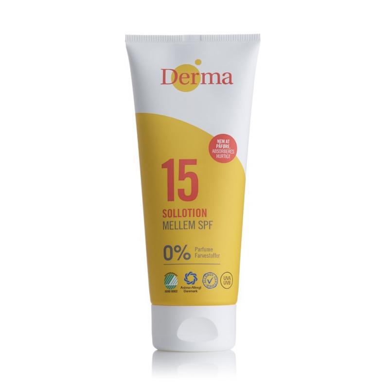 Derma Sun Lotion SPF15 balsam przeciwsłoneczny 200ml Derma Sun Lotion SPF15 balsam przeciwsłoneczny 200ml