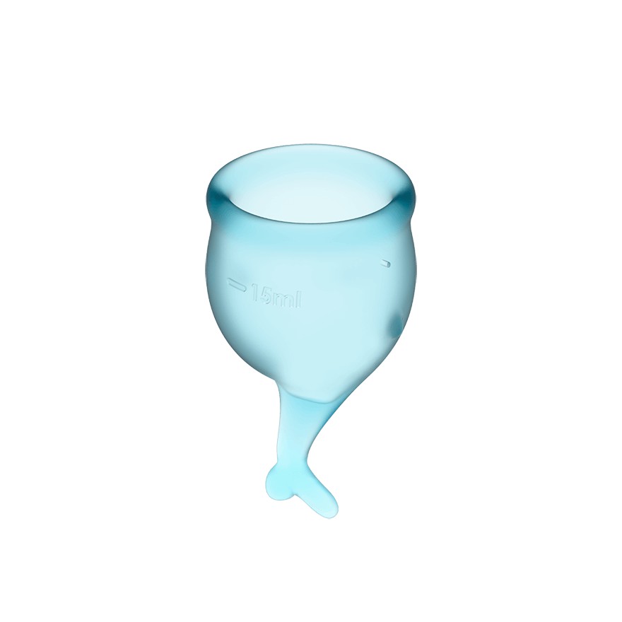 Feel Secure Menstrual Cup Set Light Blue