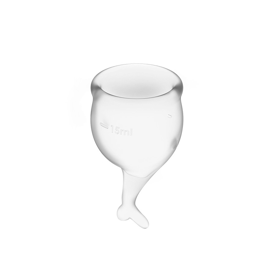 Feel Secure Menstrual Cup Set Transparent