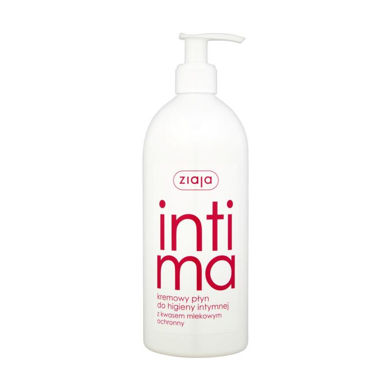 Intima płyn kremowy do higieny intymnej z kwasem mlekowym ochronny 500ml Intima płyn kremowy do higieny intymnej z kwasem mlekowym ochronny 500ml
