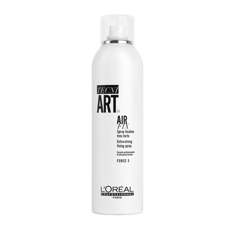 Tecni Art Air Fix Extra-Strong Fixing Spray supermocno utrwalający lakier do włosów Force 5 250ml Tecni Art Air Fix Extra-Strong Fixing Spray supermocno utrwalający lakier do włosów Force 5 250ml