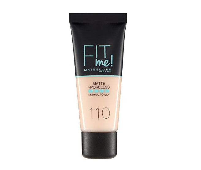 MAYBELLINE NEW YORK Fit Me! Matte+Poreless matujący podkład do skóry normalnej i tłustej odcień 110 Porcelain 30 ml