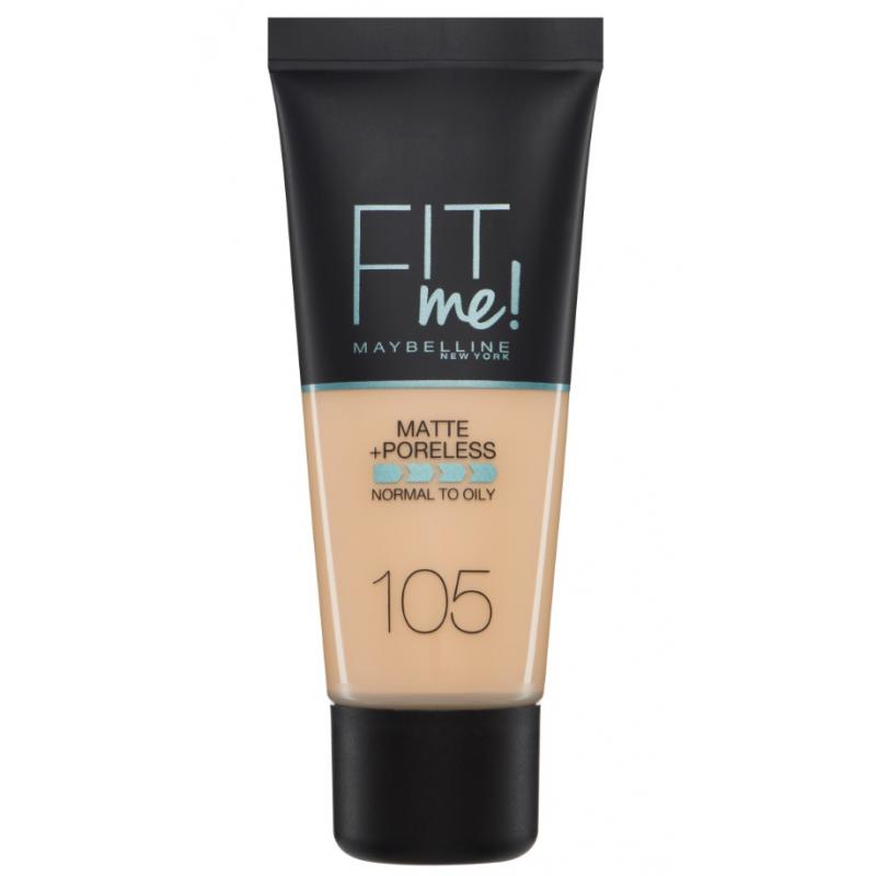 Fit Me Foundation matujący podkład do twarzy 105 Natural Ivory 30ml Fit Me Foundation matujący podkład do twarzy 105 Natural Ivory 30ml